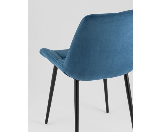 Стул Флекс Original велюр синий, изображение 7 | Интернет магазин мебели и декора LifeDekor