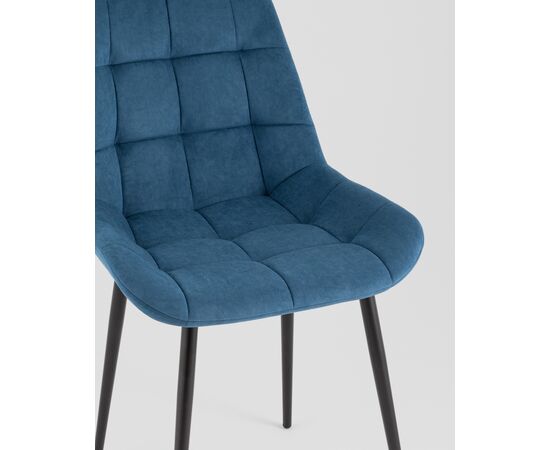 Стул Флекс Original велюр синий, изображение 8 | Интернет магазин мебели и декора LifeDekor