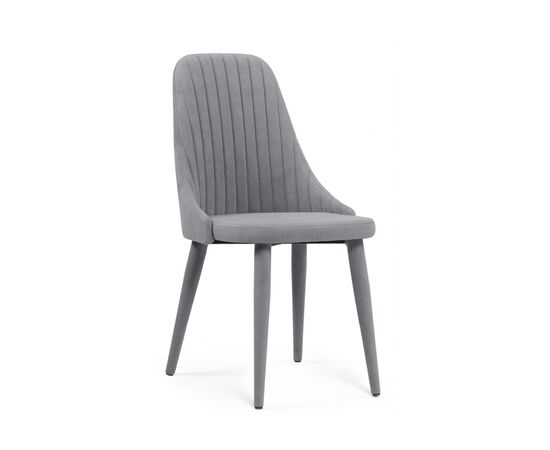 Стул на металлокаркасе Морос с чехлом микровелюр катания сильвер | Интернет магазин мебели и декора LifeDekor