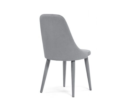 Стул на металлокаркасе Морос с чехлом микровелюр катания сильвер, изображение 4 | Интернет магазин мебели и декора LifeDekor