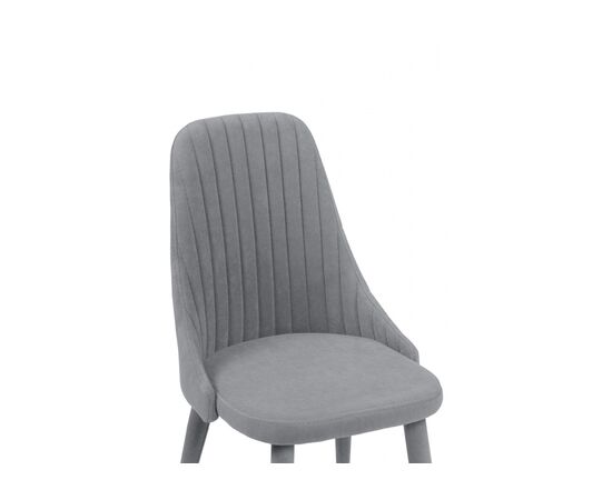 Стул на металлокаркасе Морос с чехлом микровелюр катания сильвер, изображение 5 | Интернет магазин мебели и декора LifeDekor