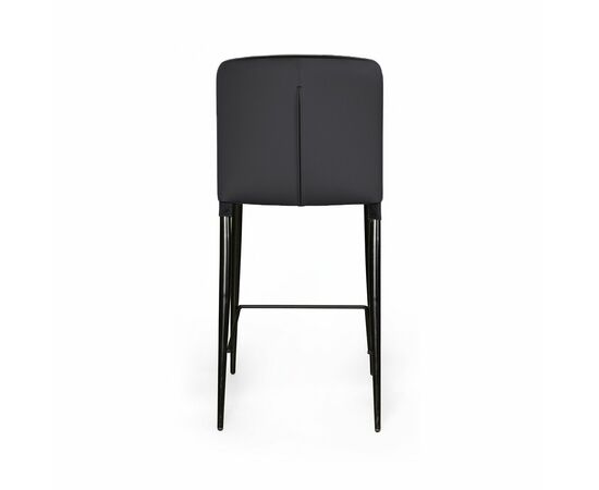 Стул полубарный Albert, бархат серый 27 /опора конус, изображение 5 | Интернет магазин мебели и декора LifeDekor