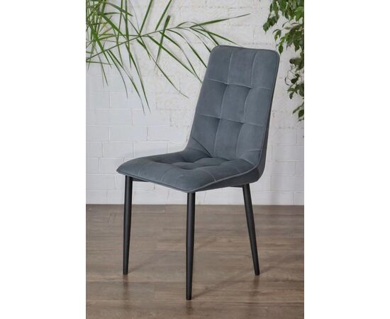 Стул ДАРЛИНГ 360 град. поворот. B28 Темно-серый, велюр / черный каркас, М-City | Интернет магазин мебели и декора LifeDekor