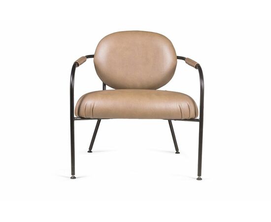 Лаунж кресло EGO, искусственная кожа, бежевый, изображение 2 | Интернет магазин мебели и декора LifeDekor