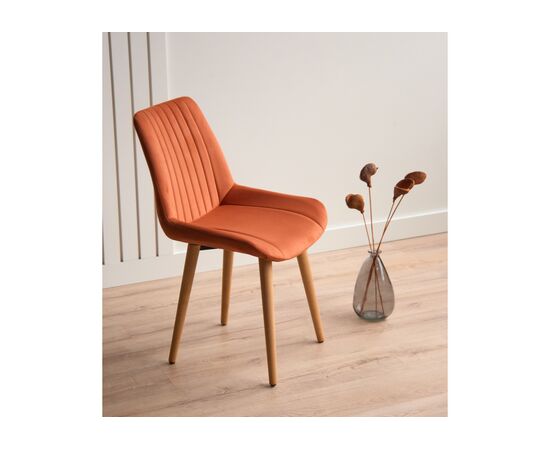 Стул деревянный Седа 360 терракотовый (zd 432) / светлое дерево np, изображение 3 | Интернет магазин мебели и декора LifeDekor