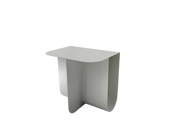 Журнальный столик Laure металл светло-серый | Интернет магазин мебели и декора LifeDekor