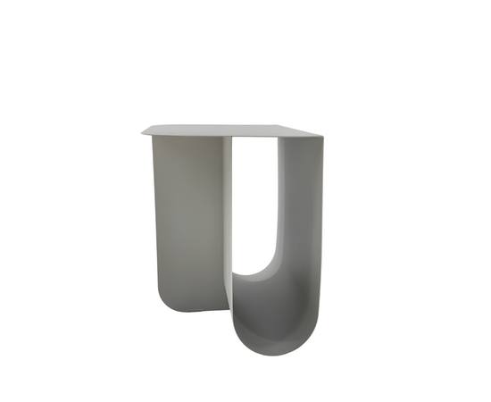 Журнальный столик Laure металл светло-серый, изображение 3 | Интернет магазин мебели и декора LifeDekor