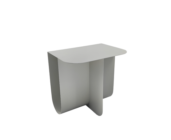 Журнальный столик Laure металл светло-серый, изображение 4 | Интернет магазин мебели и декора LifeDekor