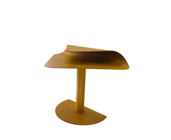 Журнальный столик Cornea металл желтый | Интернет магазин мебели и декора LifeDekor