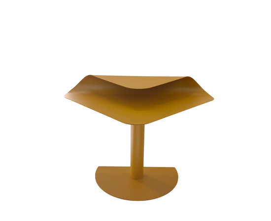 Журнальный столик Cornea металл желтый, изображение 3 | Интернет магазин мебели и декора LifeDekor