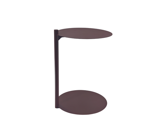 Журнальный столик Siara металл бордовый, изображение 3 | Интернет магазин мебели и декора LifeDekor