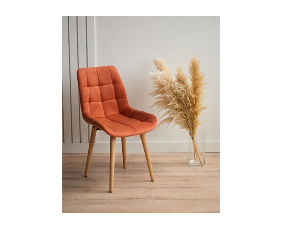 Стул деревянный Челси 360 терракотовый (zd 432) / светлое дерево np, изображение 2 | Интернет магазин мебели и декора LifeDekor