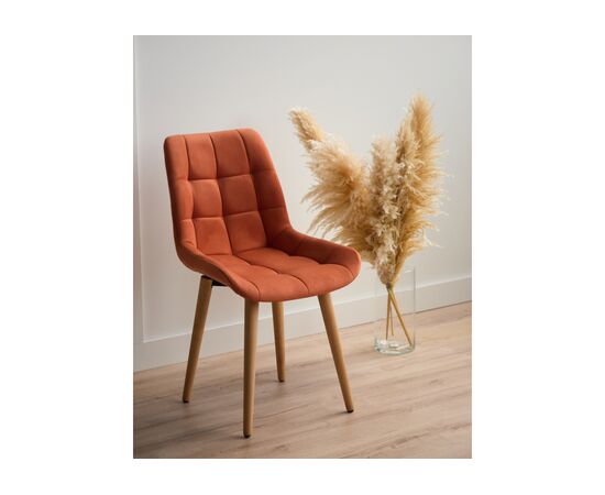 Стул деревянный Челси 360 терракотовый (zd 432) / светлое дерево np, изображение 3 | Интернет магазин мебели и декора LifeDekor