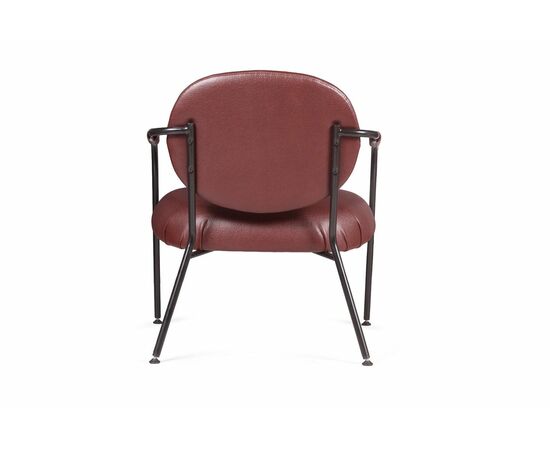 Лаунж кресло EGO, искусственная кожа, бордо, изображение 6 | Интернет магазин мебели и декора LifeDekor