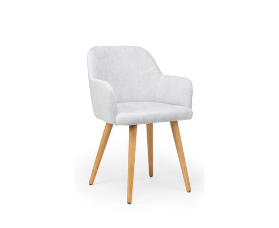 Стул деревянный Инфини 360 светло-серый (ocean 021) / светлое дерево, изображение 2 | Интернет магазин мебели и декора LifeDekor