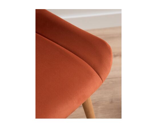 Стул деревянный Седа 360 терракотовый (zd 432) / светлое дерево np, изображение 9 | Интернет магазин мебели и декора LifeDekor