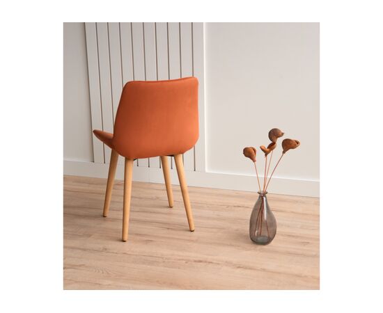 Стул деревянный Седа 360 терракотовый (zd 432) / светлое дерево np, изображение 10 | Интернет магазин мебели и декора LifeDekor