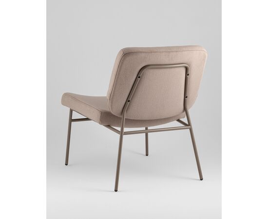 Кресло Эбигейл велюр бежевый, каркас бежево-серый, изображение 6 | Интернет магазин мебели и декора LifeDekor