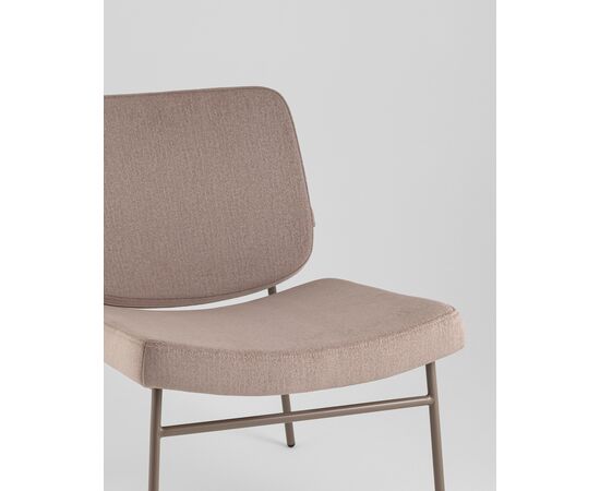 Кресло Эбигейл велюр бежевый, каркас бежево-серый, изображение 8 | Интернет магазин мебели и декора LifeDekor