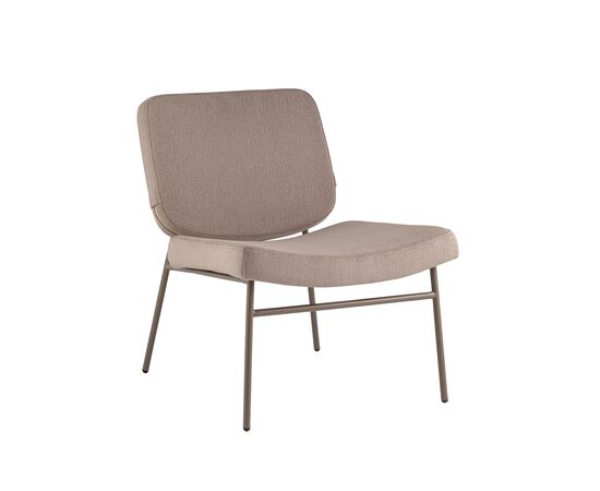 Кресло Эбигейл велюр бежевый, каркас бежево-серый | Интернет магазин мебели и декора LifeDekor