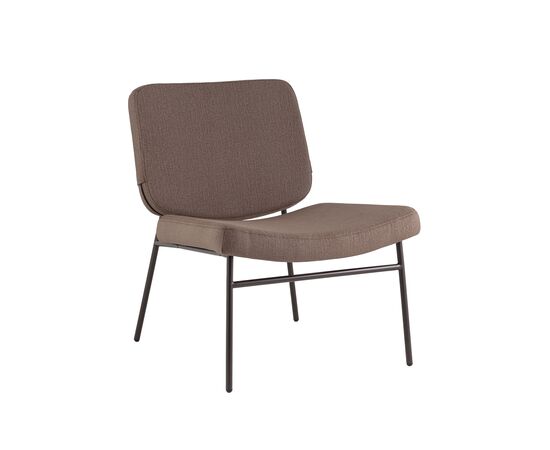 Кресло Эбигейл велюр коричневый, каркас серо-коричневый | Интернет магазин мебели и декора LifeDekor