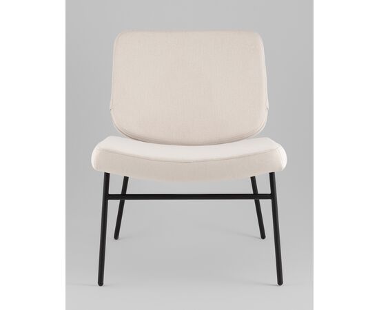 Кресло Эбигейл велюр молочный, изображение 3 | Интернет магазин мебели и декора LifeDekor