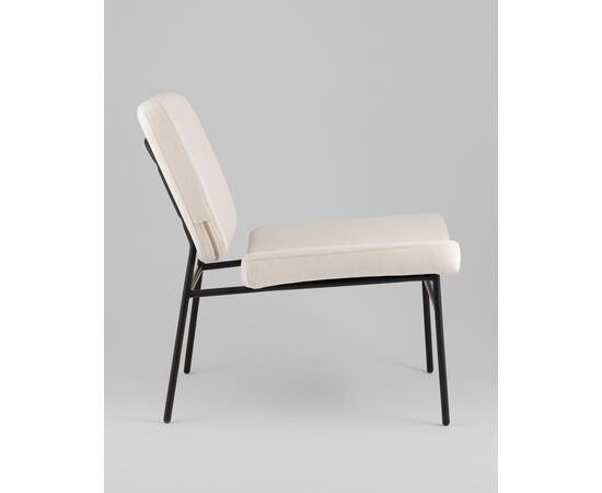 Кресло Эбигейл велюр молочный, изображение 4 | Интернет магазин мебели и декора LifeDekor