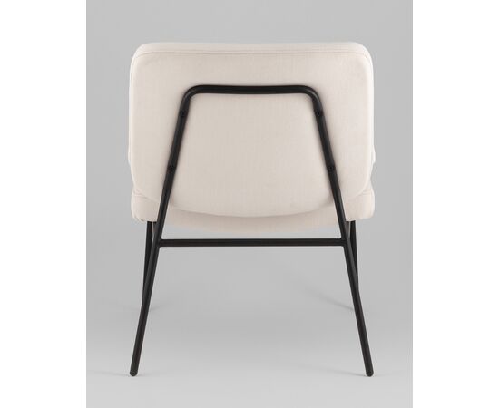 Кресло Эбигейл велюр молочный, изображение 5 | Интернет магазин мебели и декора LifeDekor