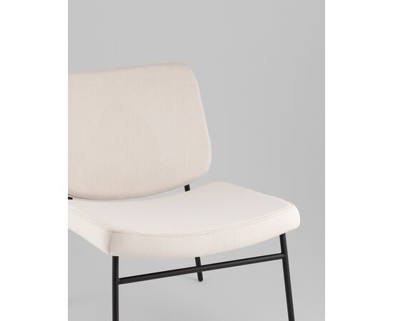 Кресло Эбигейл велюр молочный, изображение 8 | Интернет магазин мебели и декора LifeDekor