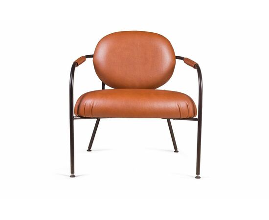 Лаунж кресло EGO, искусственная кожа, коричневый, изображение 2 | Интернет магазин мебели и декора LifeDekor