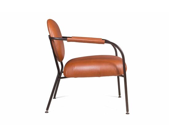 Лаунж кресло EGO, искусственная кожа, коричневый, изображение 3 | Интернет магазин мебели и декора LifeDekor