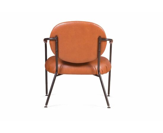 Лаунж кресло EGO, искусственная кожа, коричневый, изображение 6 | Интернет магазин мебели и декора LifeDekor