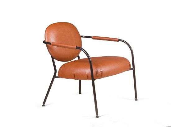 Лаунж кресло EGO, искусственная кожа, коричневый, изображение 8 | Интернет магазин мебели и декора LifeDekor