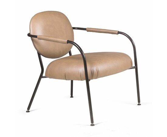 Лаунж кресло EGO, искусственная кожа, бежевый | Интернет магазин мебели и декора LifeDekor