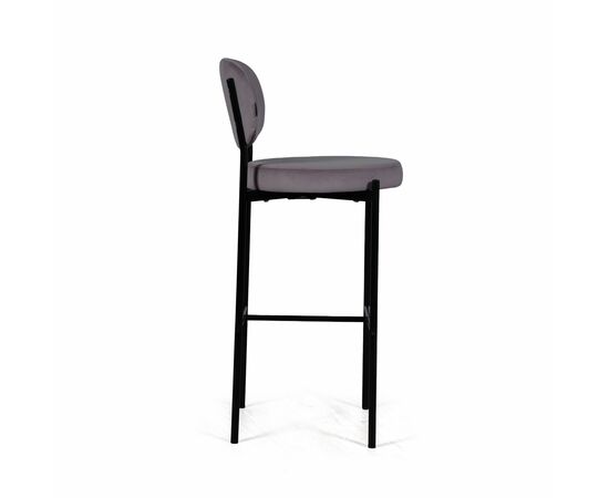 Стул барный Mason, бархат серый 27, изображение 9 | Интернет магазин мебели и декора LifeDekor