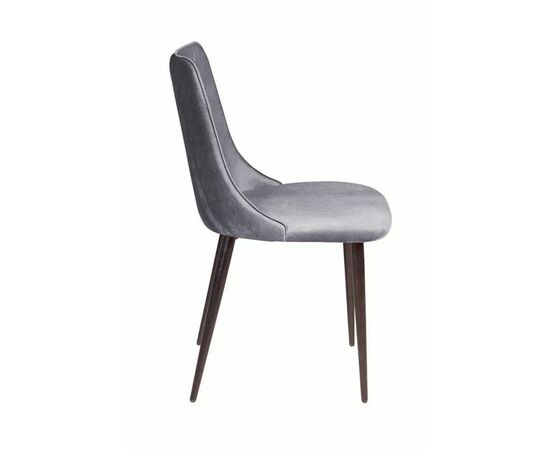 Стул Joe, бархат серый 27, изображение 3 | Интернет магазин мебели и декора LifeDekor