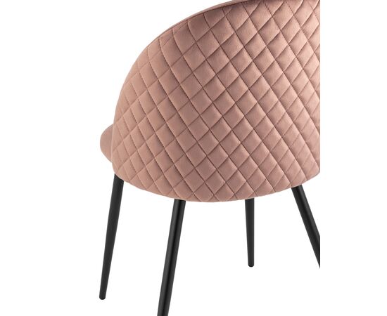 Стул Lilly велюр пыльно-розовый 4 шт., изображение 7 | Интернет магазин мебели и декора LifeDekor