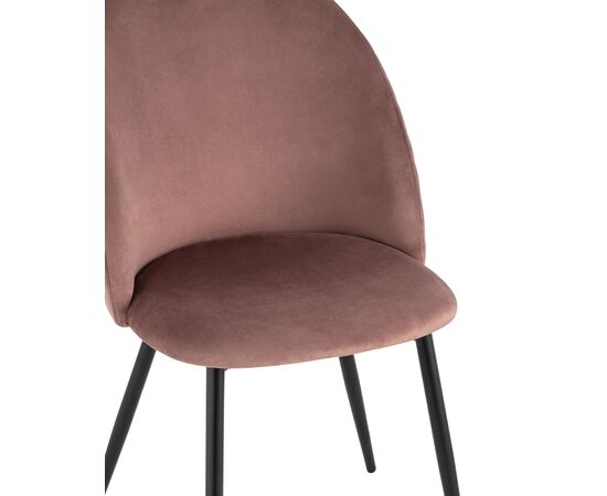 Стул Lilly велюр пыльно-розовый 4 шт., изображение 8 | Интернет магазин мебели и декора LifeDekor