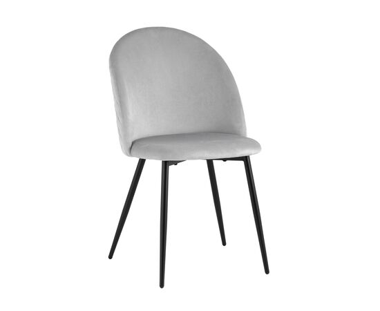 Стул Lilly велюр серебристый 4 шт., изображение 2 | Интернет магазин мебели и декора LifeDekor