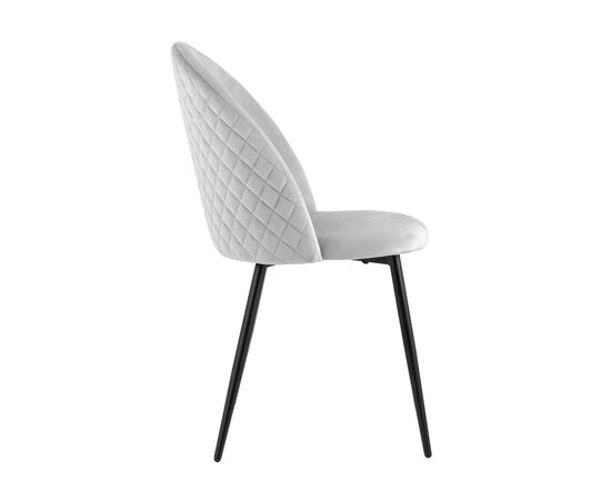 Стул Lilly велюр серебристый 4 шт., изображение 4 | Интернет магазин мебели и декора LifeDekor