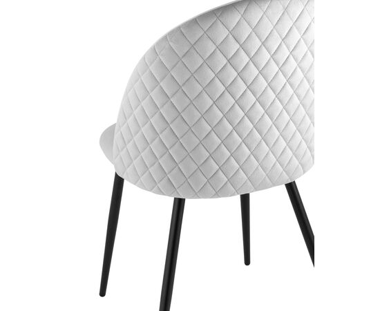 Стул Lilly велюр серебристый 4 шт., изображение 7 | Интернет магазин мебели и декора LifeDekor