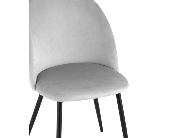 Стул Lilly велюр серебристый 4 шт., изображение 8 | Интернет магазин мебели и декора LifeDekor