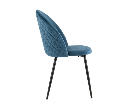 Стул Lilly велюр сине-зеленый 4 шт., изображение 4 | Интернет магазин мебели и декора LifeDekor