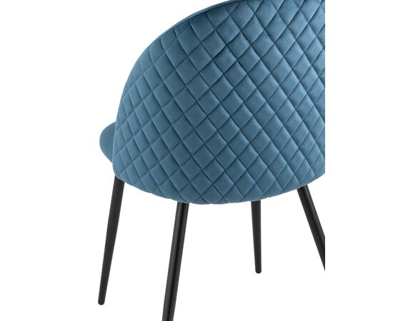 Стул Lilly велюр сине-зеленый 4 шт., изображение 7 | Интернет магазин мебели и декора LifeDekor
