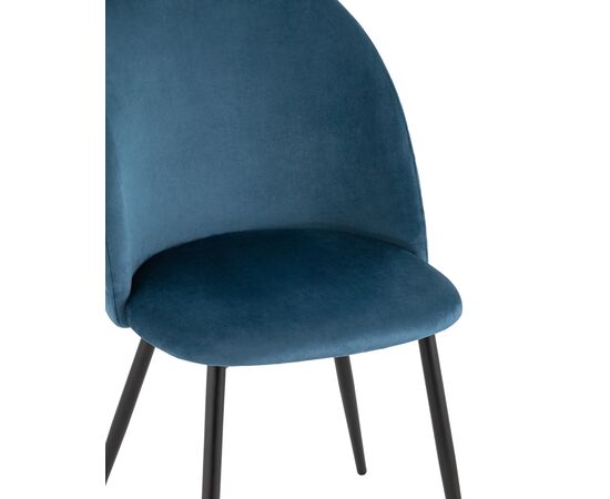 Стул Lilly велюр сине-зеленый 4 шт., изображение 8 | Интернет магазин мебели и декора LifeDekor