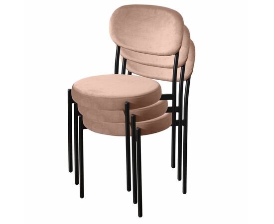 Стул Mason, бархат бежевый 5, изображение 8 | Интернет магазин мебели и декора LifeDekor