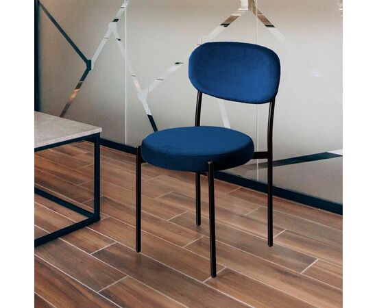 Стул Mason, бархат синий 29, изображение 10 | Интернет магазин мебели и декора LifeDekor