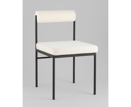 Стул обеденный Балла букле молочный, изображение 2 | Интернет магазин мебели и декора LifeDekor