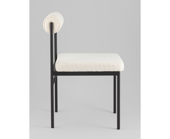 Стул обеденный Балла букле молочный, изображение 4 | Интернет магазин мебели и декора LifeDekor