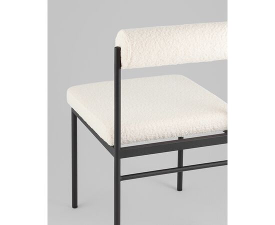 Стул обеденный Балла букле молочный, изображение 7 | Интернет магазин мебели и декора LifeDekor